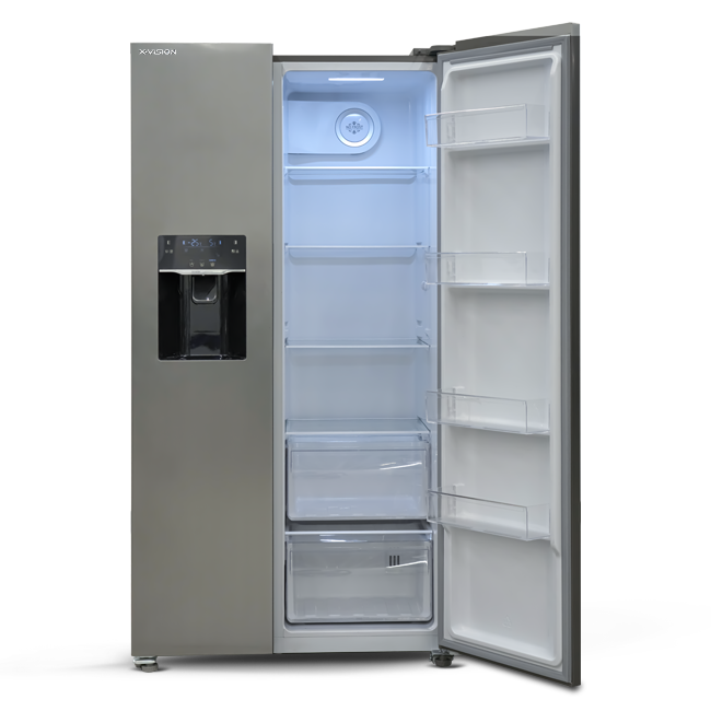 یخچال فریزر ساید بای ساید 28 فوت ایکس ویژن مدل HS600-WI/SI